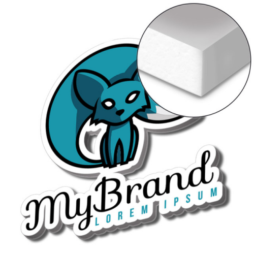 Logo et lettrage en PVC forex