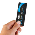 Mini Cartes de visite avec Vernis Sélectif (8,5x4cm)