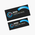 Mini Cartes de visite avec Vernis Sélectif (8,5x4cm)