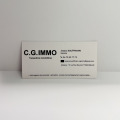 Mini Cartes de visite avec Vernis Sélectif (8,5x4cm)