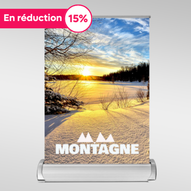 Mini Roll up A3 de comptoir