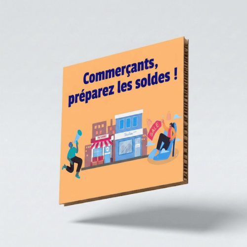 Panneau carton promos