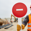 Panneau de chantier