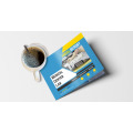 Plaquettes commerciales 2 volets (42x15cm ouvert - 21x15cm fermé)