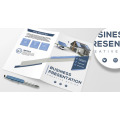 Plaquettes commerciales vernis sélectif (A4 ouvert - A5 fermé)