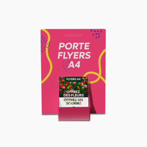 Porte flyers personnalisé A4