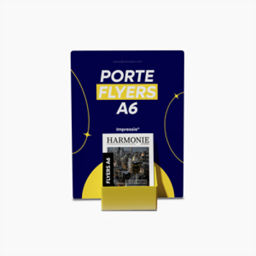 Porte flyers personnalisé A6