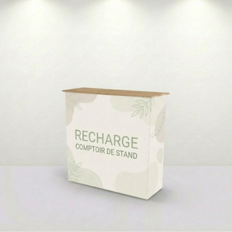 Recharge comptoir de stand