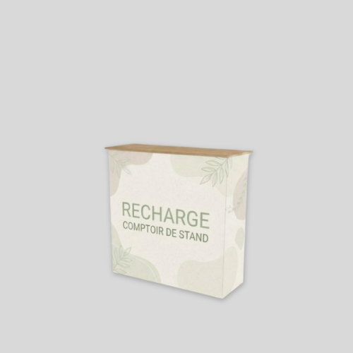 Recharge comptoir de stand
