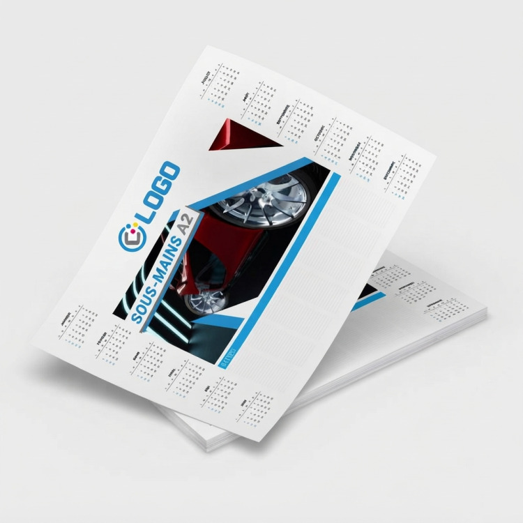 Sous-mains publicitaires A2 (42x59,4cm)