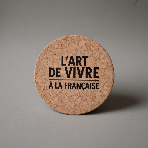 Sous verre en liège personnalisé