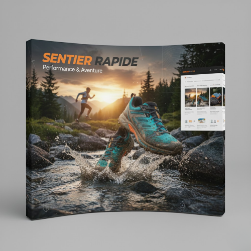 Stand parapluie courbé