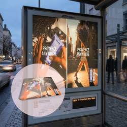 Affiche backlight