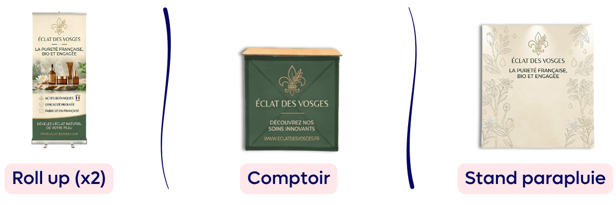 Composition pack salon professionnel