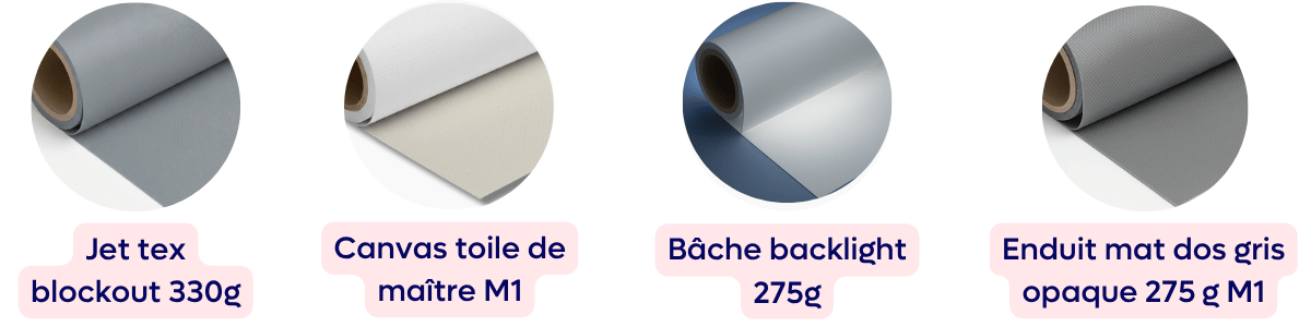 Supports d'impression banderoles