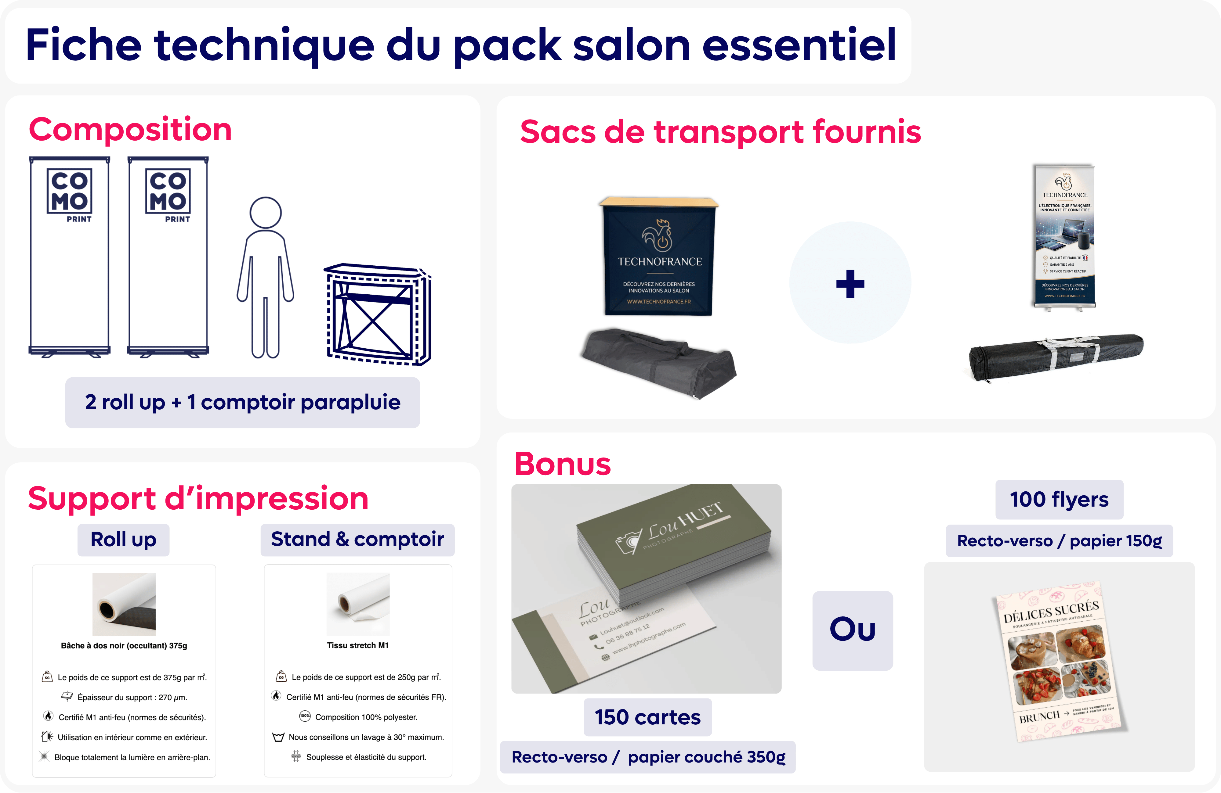 Pack salon essentiel