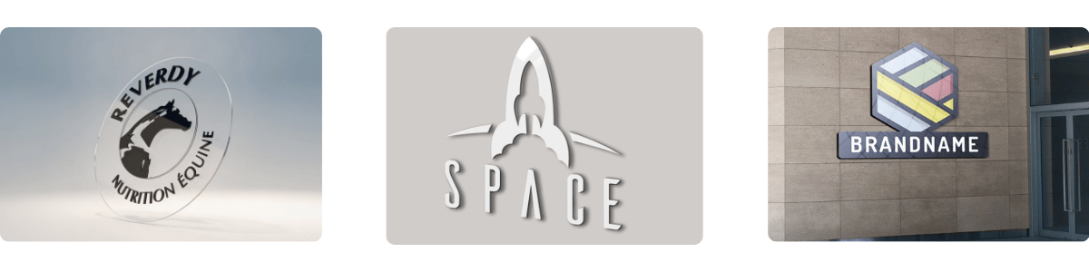 Inspirations logo et lettrage plexiglas