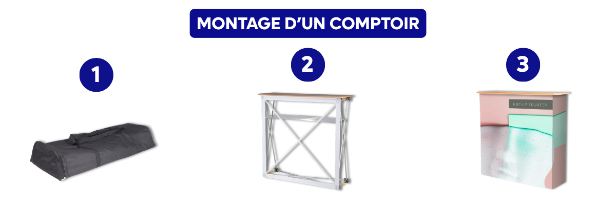 Montage comptoir