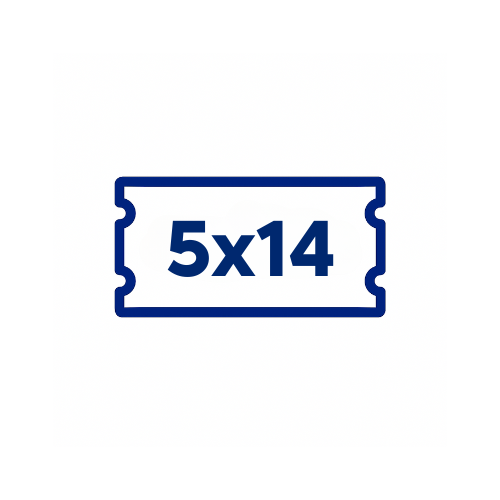5x14cm