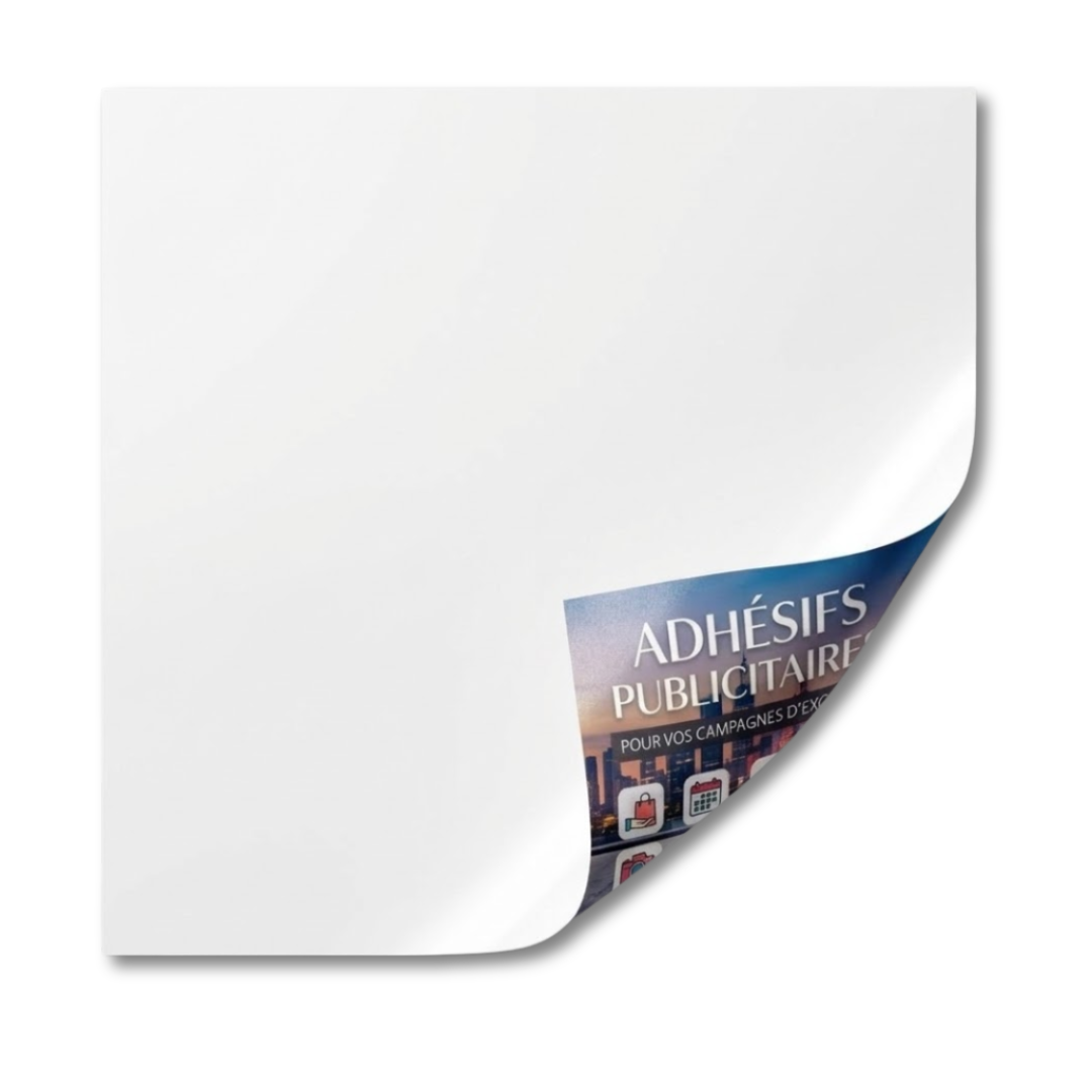 Adhésif polymère blanc