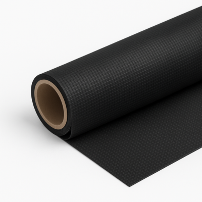 Bâche à dos noir 375g