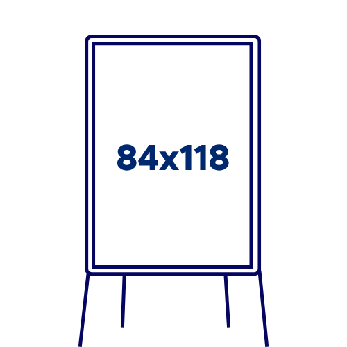 A0 (84cm x 118cm)